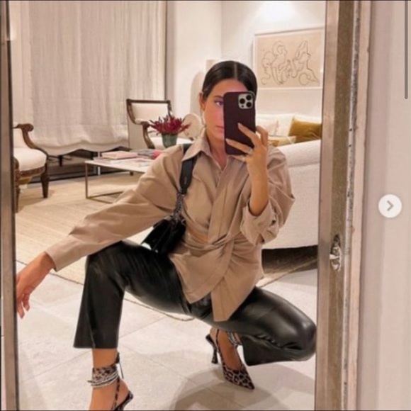 Zara Cut Out Shirt - Picture 10 of 12